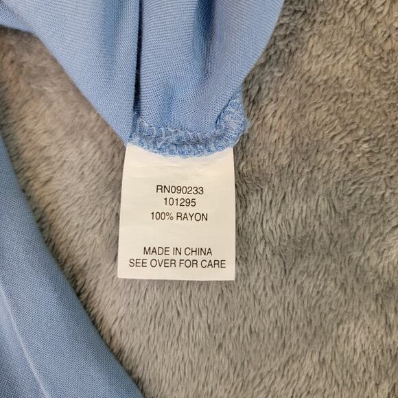 L.A. Hearts Corset Top S Blue Puff Sleeve Cottagecore - Picture 9 of 9